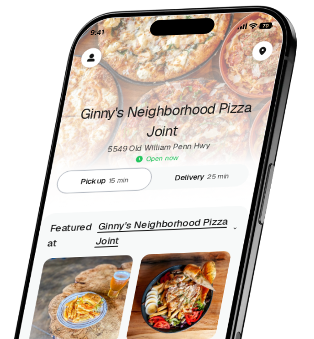 Ginny's Neighborhood Pizza Joint app preview